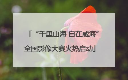 “千里山海 自在威海”全国影像大赛火热启动