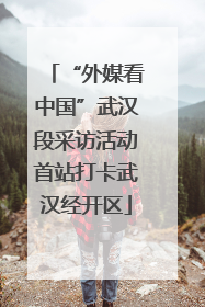 “外媒看中国”武汉段采访活动首站打卡武汉经开区