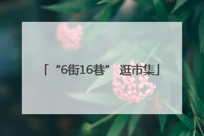 “6街16巷” 逛市集