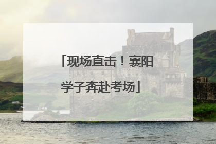 现场直击！襄阳学子奔赴考场