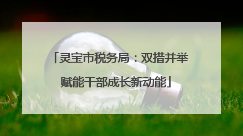 灵宝市税务局：双措并举 赋能干部成长新动能