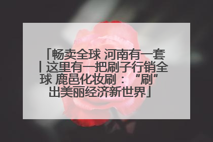 畅卖全球 河南有一套丨这里有一把刷子行销全球 鹿邑化妆刷：“刷”出美丽经济新世界