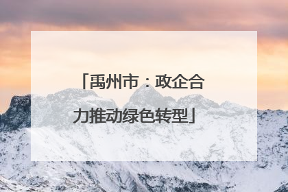 禹州市：政企合力推动绿色转型