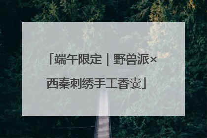 端午限定｜野兽派×西秦刺绣手工香囊