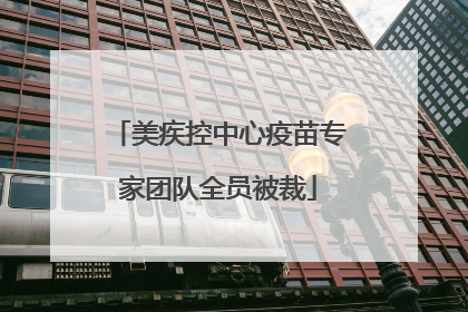 美疾控中心疫苗专家团队全员被裁