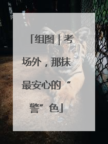 组图｜考场外，那抹最安心的“警”色