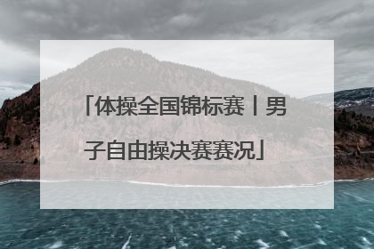 体操全国锦标赛丨男子自由操决赛赛况
