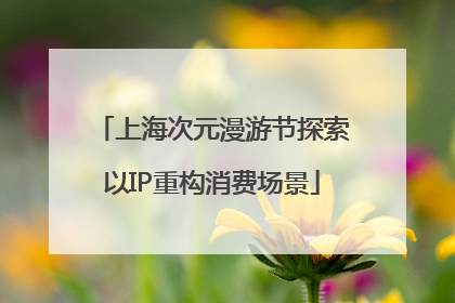 上海次元漫游节探索以IP重构消费场景