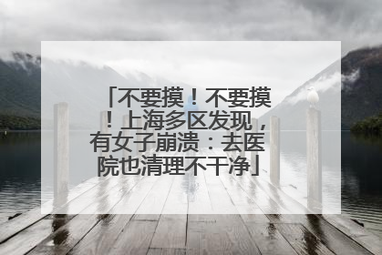 不要摸！不要摸！上海多区发现，有女子崩溃：去医院也清理不干净