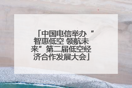 中国电信举办“智惠低空 领航未来”第二届低空经济合作发展大会