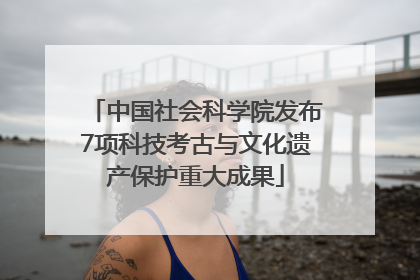 中国社会科学院发布7项科技考古与文化遗产保护重大成果