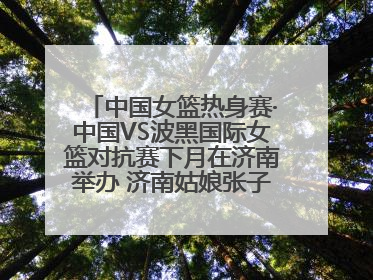 中国女篮热身赛·中国VS波黑国际女篮对抗赛下月在济南举办 济南姑娘张子宇有望在家门口迎来国家队首秀