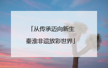 从传承迈向新生 秦淮非遗放彩世界