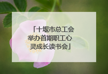 十堰市总工会举办首期职工心灵成长读书会