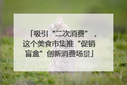 吸引“二次消费”，这个美食市集推“促销盲盒”创新消费场景