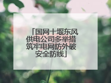 国网十堰东风供电公司多举措筑牢电网防外破安全防线