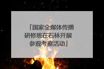 国家全媒体传播研修班在石林开展参观考察活动