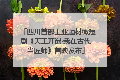 四川首部工业题材微短剧《天工开蜀·我在古代当匠师》首映发布