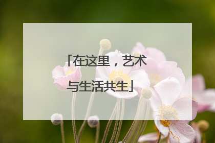 在这里，艺术与生活共生