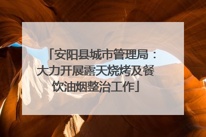 安阳县城市管理局：大力开展露天烧烤及餐饮油烟整治工作