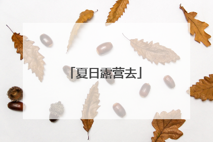 夏日露营去