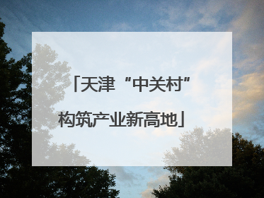 天津“中关村”构筑产业新高地