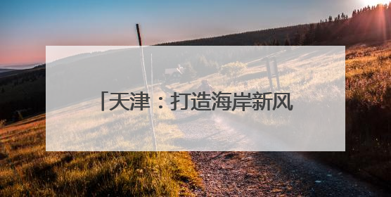 天津：打造海岸新风光 激活文旅新活力