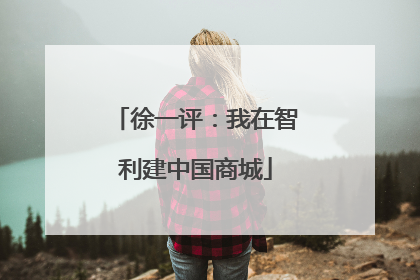 徐一评：我在智利建中国商城