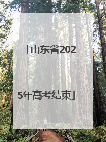 山东省2025年高考结束