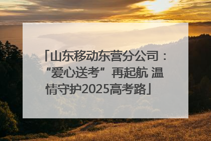 山东移动东营分公司：“爱心送考”再起航 温情守护2025高考路