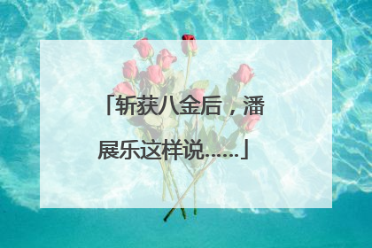 斩获八金后，潘展乐这样说……