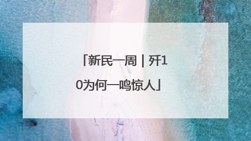 新民一周｜歼10为何一鸣惊人