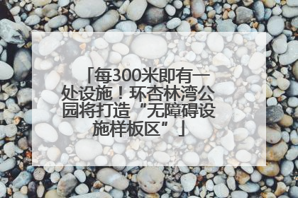 每300米即有一处设施！环杏林湾公园将打造“无障碍设施样板区”