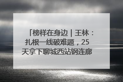 榜样在身边｜王林：扎根一线破难题，25天拿下聊城西站钢连廊“硬核”工程