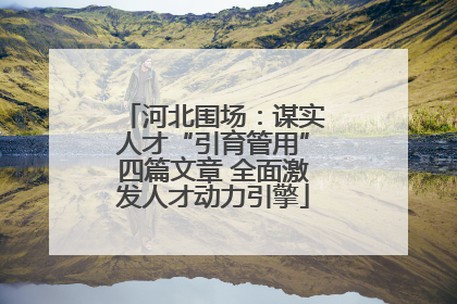 河北围场：谋实人才“引育管用”四篇文章 全面激发人才动力引擎