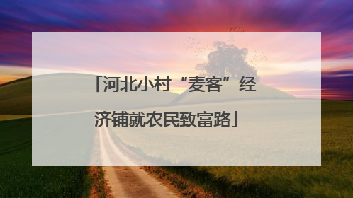 河北小村“麦客”经济铺就农民致富路