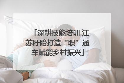 深耕技能培训 江苏盱眙打造“职”通车赋能乡村振兴