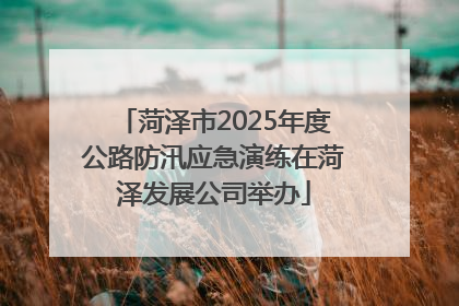 菏泽市2025年度公路防汛应急演练在菏泽发展公司举办
