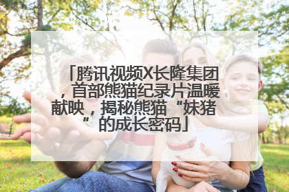 腾讯视频X长隆集团，首部熊猫纪录片温暖献映，揭秘熊猫“妹猪”的成长密码