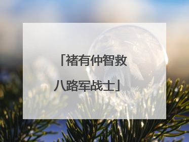 褚有仲智救八路军战士