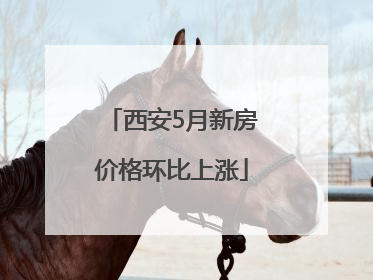 西安5月新房价格环比上涨