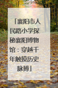襄阳市人民路小学探秘襄阳博物馆：穿越千年触摸历史脉搏