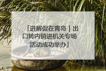 进解促在青岛｜出口转内销进机关专场活动成功举办