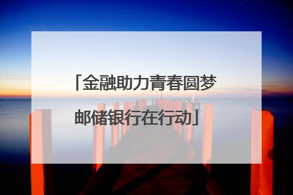 金融助力青春圆梦邮储银行在行动