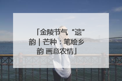 金陵节气“遗”韵｜芒种：笔绘乡韵 画意农情