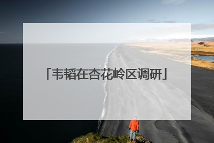 韦韬在杏花岭区调研