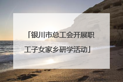 银川市总工会开展职工子女家乡研学活动