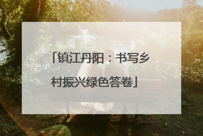 镇江丹阳：书写乡村振兴绿色答卷