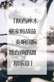 陕西神木杨家将战鼓：奏响国际舞台前的激昂乐章
