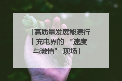 高质量发展能源行丨充电界的 “速度与激情” 现场